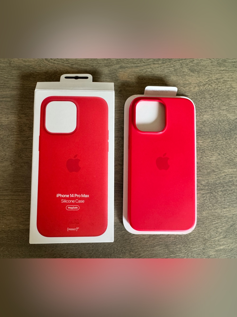 Apple Red Silicone iPhone Case